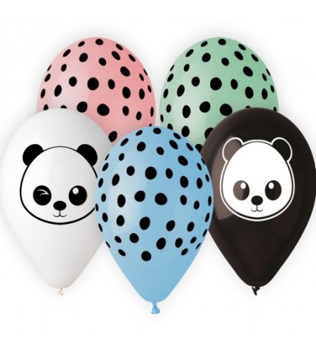 BALÃO LATEX PANDA 13"